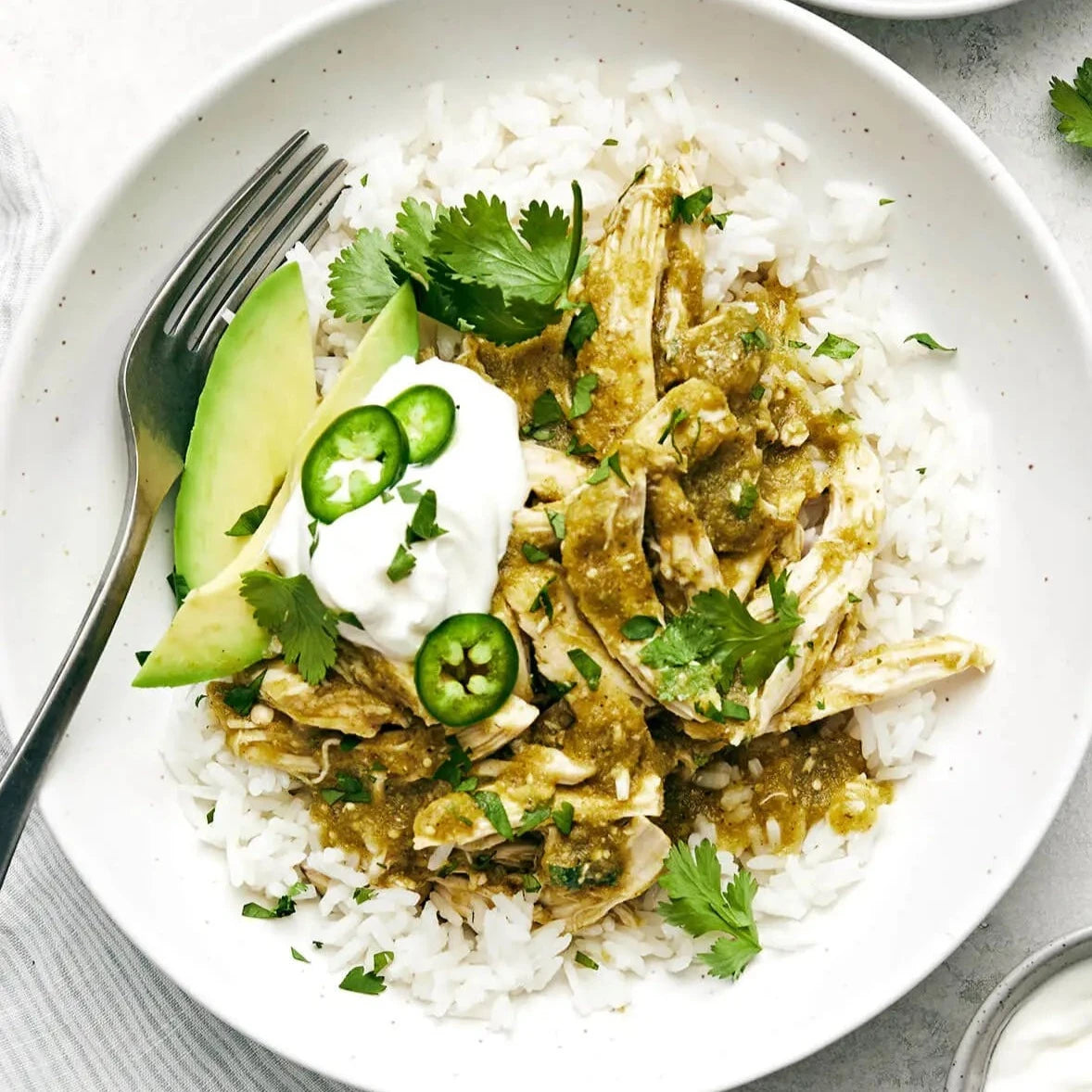 CHICKEN ENCHILADA BOWL