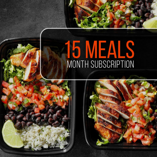 15 MEALS - $168 PER WEEK
