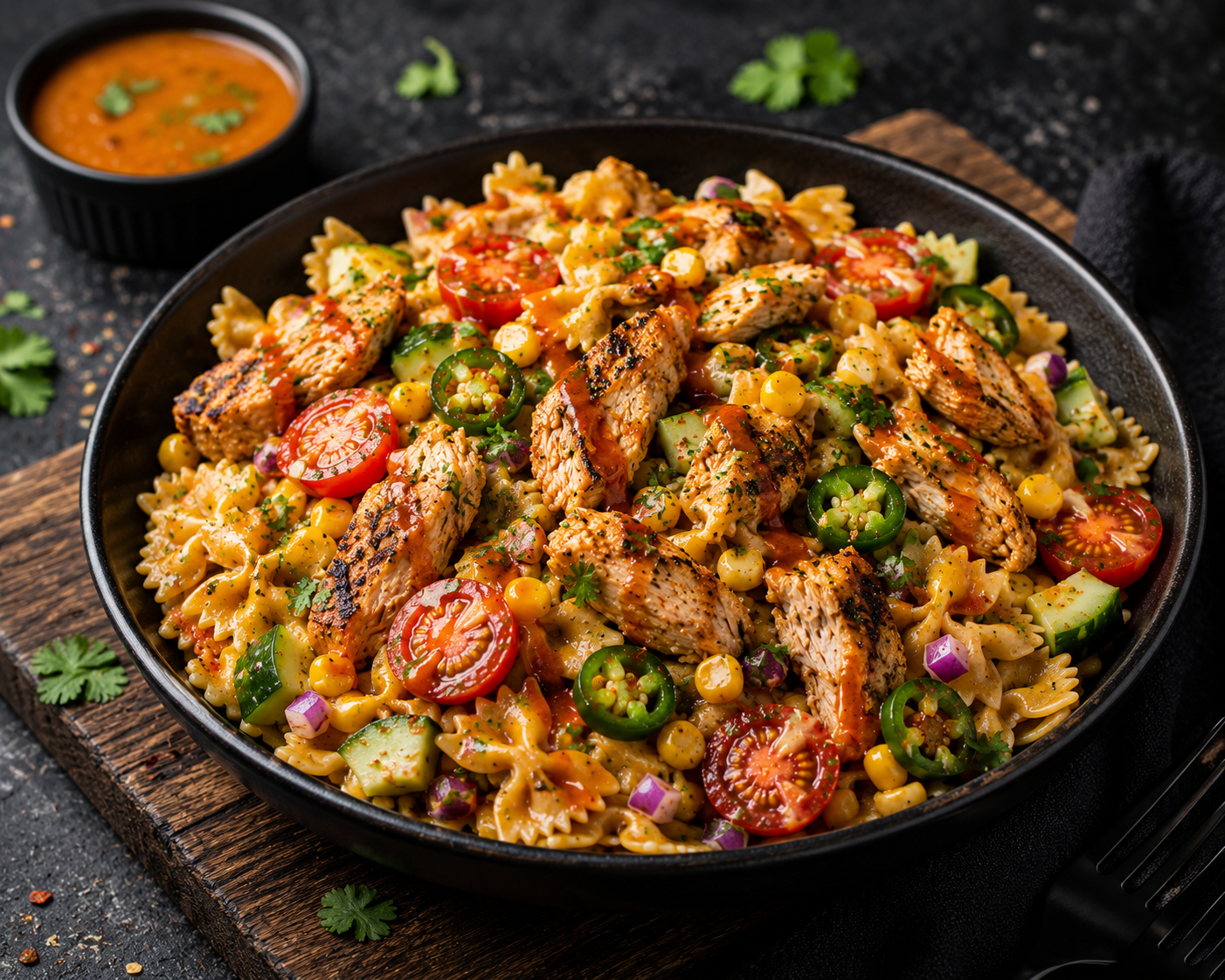 HONEY CHIPOTLE CHICKEN PASTA