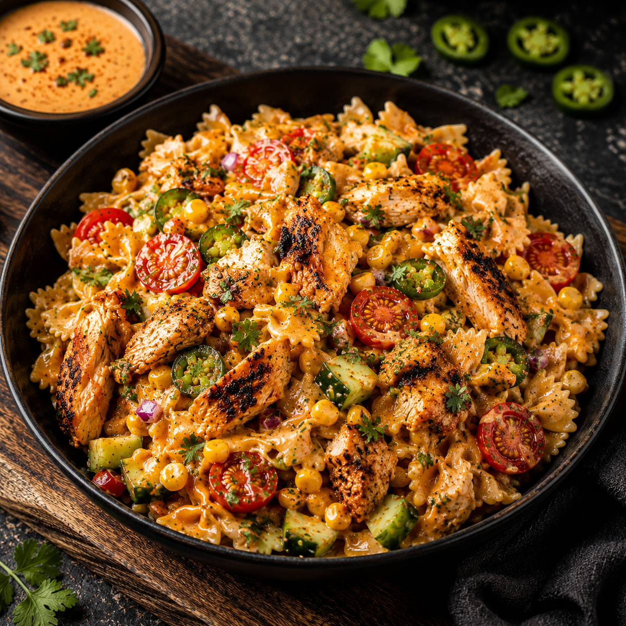 HONEY CHIPOTLE CHICKEN PASTA