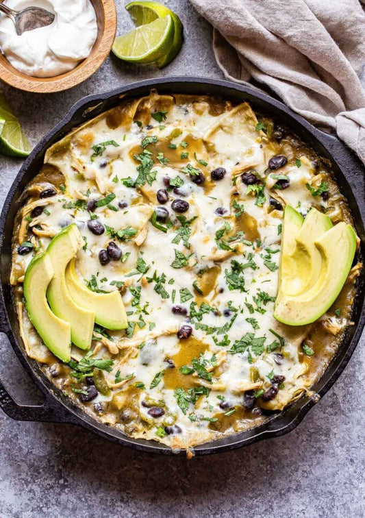 CHICKEN ENCHILADA BOWL