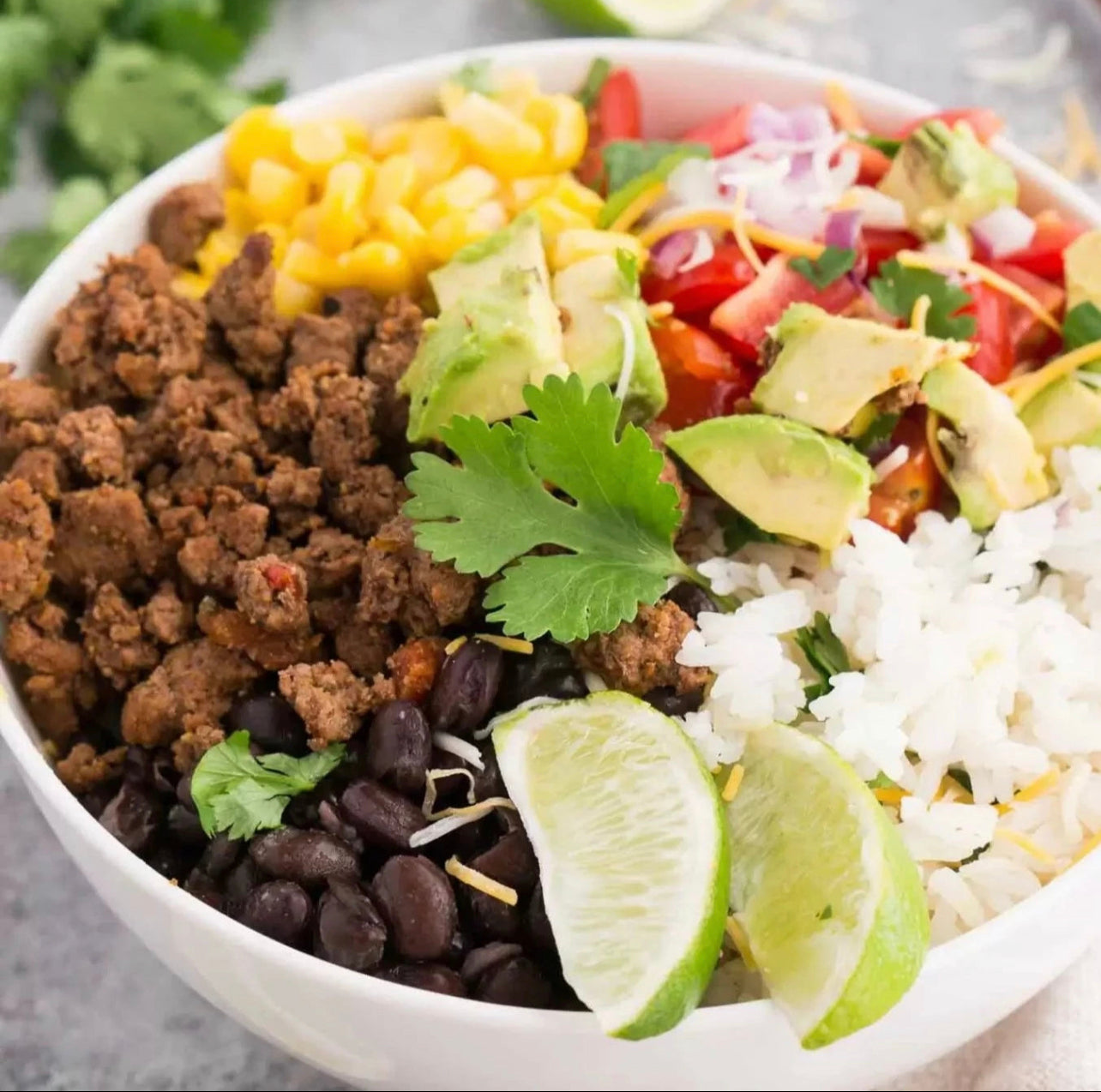 CHICKEN TACO BOWL